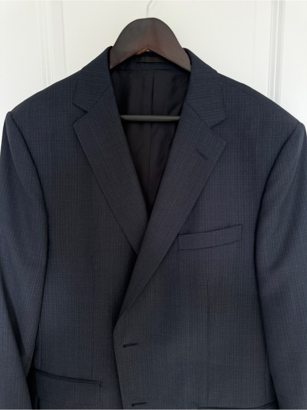 Z Zegna Navy Pinstripe Sport Coat Blazer